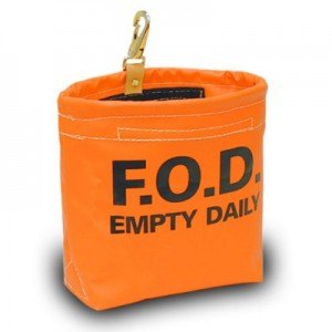 Orange Vinyl FOD Bag 7600