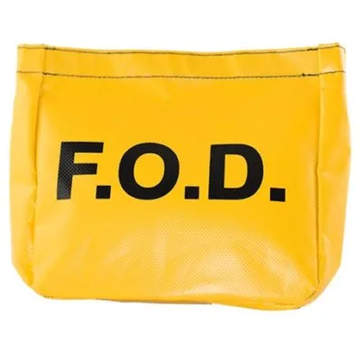 Specialized FOD products including bags, cans, and tape for effective debris containment