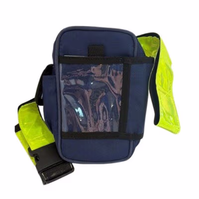 High-Visibility Belt Pouch with Reflective Waist Belt – Without FOD