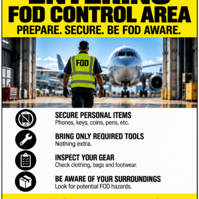 Entering FOD Control Area