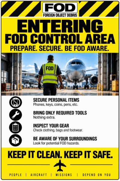 Entering FOD Control Area