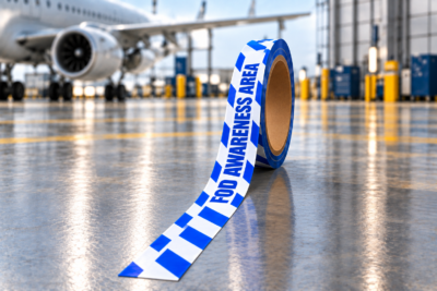 FOD Awareness Area Floor Tape – Blue