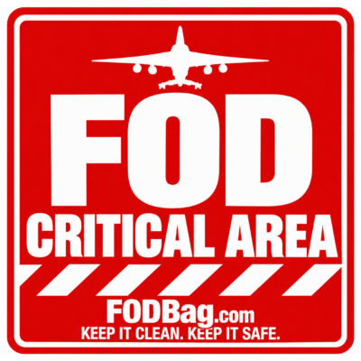 FOD Critical Area Sticker