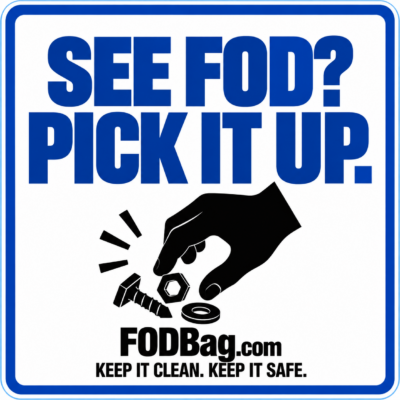 See FOD? Pick It Up. Sticker