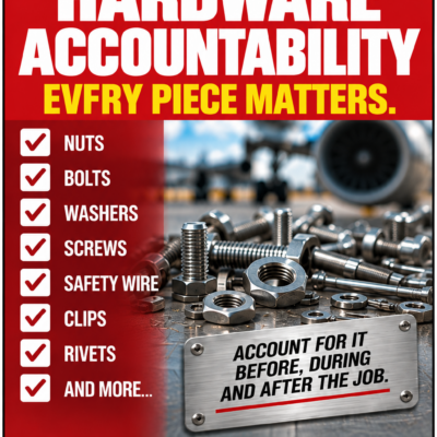 Hardware Accountability FOD Prevention Sign