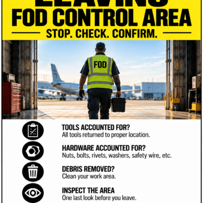 Leaving FOD Control Area