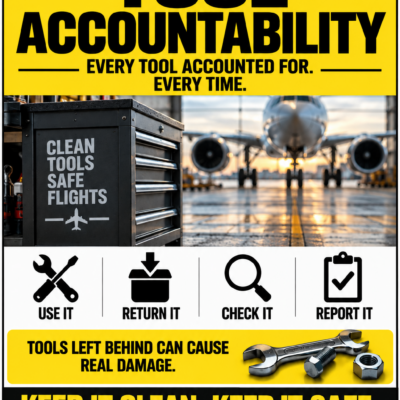 Tool Accountability FOD Prevention Sign